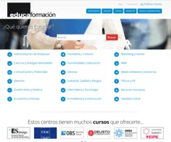 Educaformacion.com(Oferta de Cursos) Screenshot