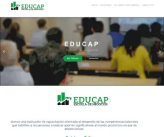 Educap.com.do(Escuela de Negocios) Screenshot