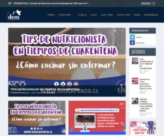 Educapenco.cl(Departamento) Screenshot