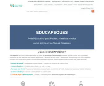 Educapeques.com(Portal Educativo para Tareas Escolares) Screenshot