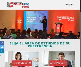 Educaperu.org(EDUCATEC PERÚ (OFICIAL)) Screenshot