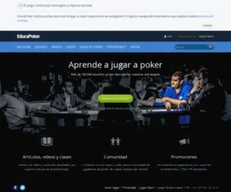 Educapoker.com Screenshot