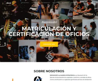 Educarcertificaciones.com(Educar MYC) Screenshot