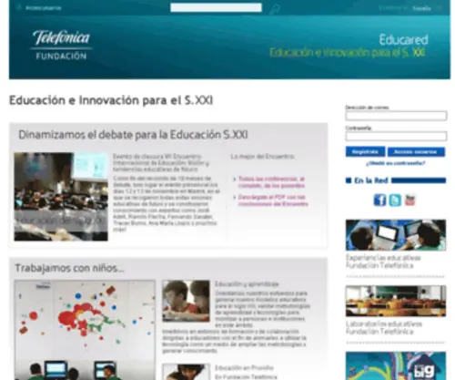 Educared.pe(Fundación Telefónica) Screenshot