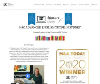 Educaresydney.com.au(HSC English tuition Sydney) Screenshot