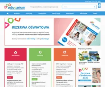 Educarium.pl(Portal edukacyjny dla nauczycieli i rodziców) Screenshot