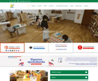 Educarmontessori.cl(Colegio Montessori) Screenshot