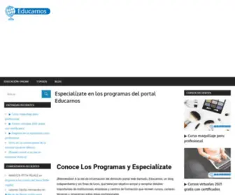 Educarnos.com(Especialízate en los programas del portal Educarnos) Screenshot