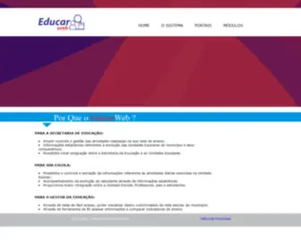 Educarweb.net.br(Educar WEB) Screenshot