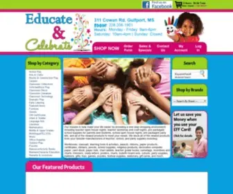 Educatecelebrate.com(Our mission) Screenshot