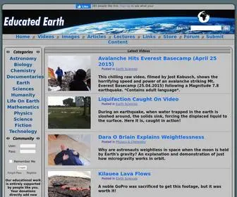 Educatedearth.net(Educated Earth // Educational Science & Technology Videos) Screenshot