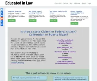 Educatedinlaw.org(Challenge jurisdiction) Screenshot