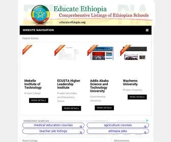 Educateethiopia.org(Educate Ethiopia Educate Ethiopia) Screenshot
