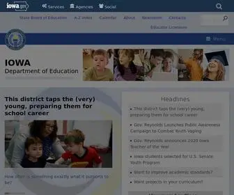 Educateiowa.gov(Iowa Department of Education) Screenshot