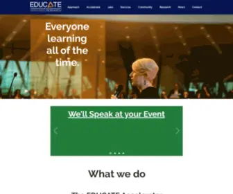 Educateventures.com(Professor Rose Luckin's EDUCATE) Screenshot