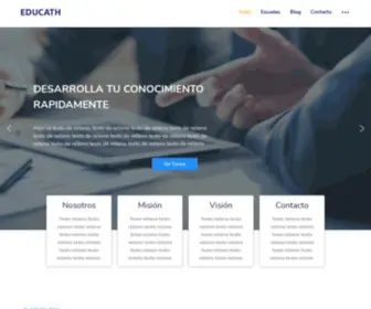 Educath.com(Plataforma educativa) Screenshot