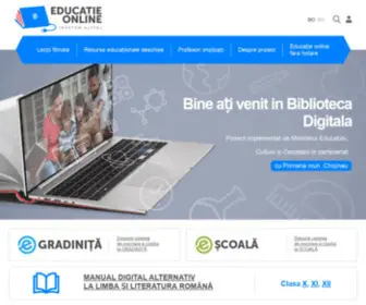 Educatieonline.md(Educație) Screenshot