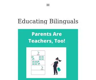 Educatingbilinguals.com(Parent Support) Screenshot