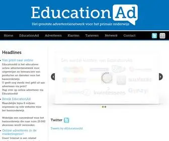 Educationad.nl(Adverteren op educatieve websites voor het basisonderwijs) Screenshot