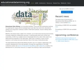Educationaldatamining.org(Educationaldatamining) Screenshot