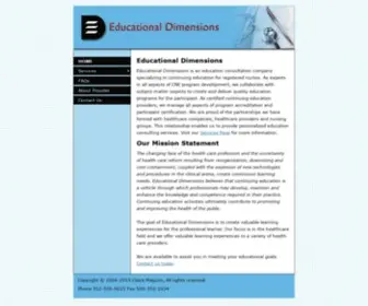 Educationaldimensions.com(Educational Dimensions) Screenshot