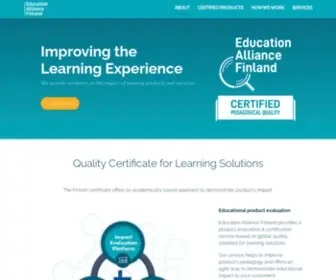 Educationalliancefinland.com(Education Alliance Finland) Screenshot