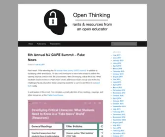 Educationaltechnology.ca(Open thinking) Screenshot