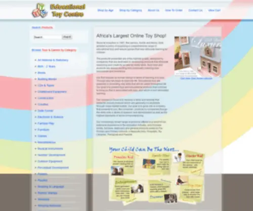 Educationaltoycentre.com(Create an Ecommerce Website and Sell Online) Screenshot
