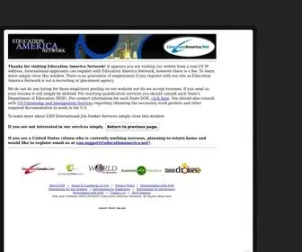 Educationamerica.net(Careers and Teaching Jobs) Screenshot