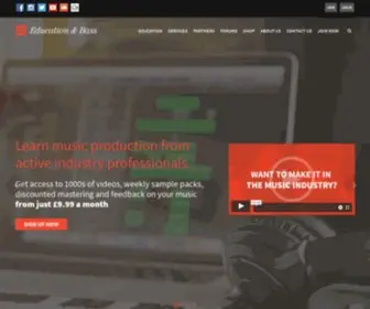 Educationandbass.online(Music production tutorials and courses) Screenshot