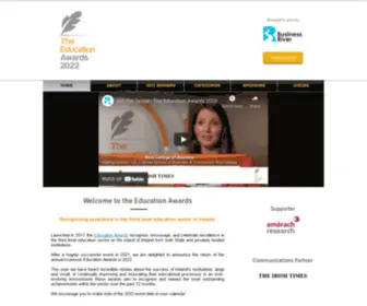 Educationawards.ie(The Education Awards) Screenshot