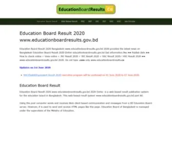 Educationboardresults.co(Education Board Result 2023) Screenshot