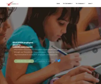 Educationcanada.com(Teaching jobs in Canada) Screenshot