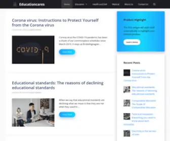 Educationcares.com(Explore the learning) Screenshot