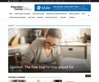 Educationcentral.co.nz(Education Central) Screenshot