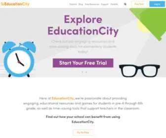 Educationcity.com(Our New EducationCity) Screenshot
