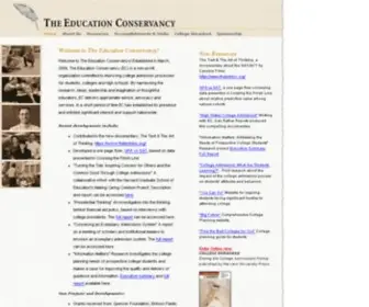 Educationconservancy.org(The Education Conservancy) Screenshot