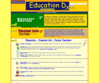 Educationdx.com(Educators and Future Educators) Screenshot