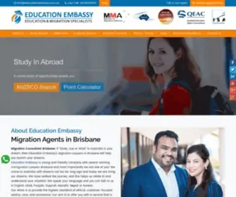 Educationembassy.com.au(Migration Agents Brisbane) Screenshot