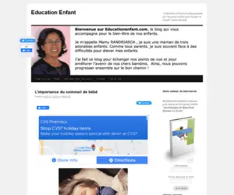 Educationenfant.com(Eduquer son enfant bien et mieux) Screenshot