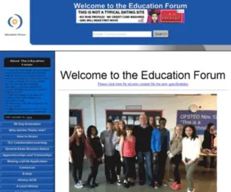 Educationforum.co.uk(The Education Forum) Screenshot