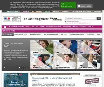 Education.gouv.fr(Accueil) Screenshot