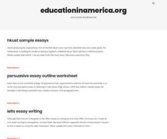 Educationinamerica.org(educationinamerica) Screenshot