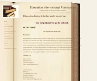 Educationinternationalfoundation.com(Educationinternationalfoundation) Screenshot