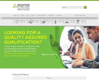 Educationireland.com(Study in Ireland) Screenshot