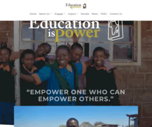 Educationispower.org(Education Is Power's mission) Screenshot