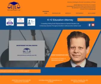 Educationjusticelaw.com(Los Angeles Best Special Education Attorney) Screenshot