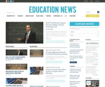 Educationnews.org(The Best Online Colleges & Resources) Screenshot