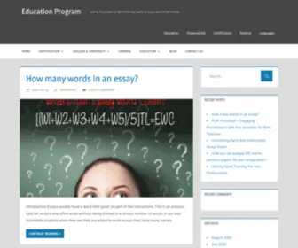 Educationprogram.us(Education Program) Screenshot