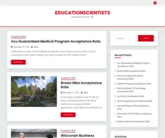 Educationscientists.com(Education For Your Life) Screenshot